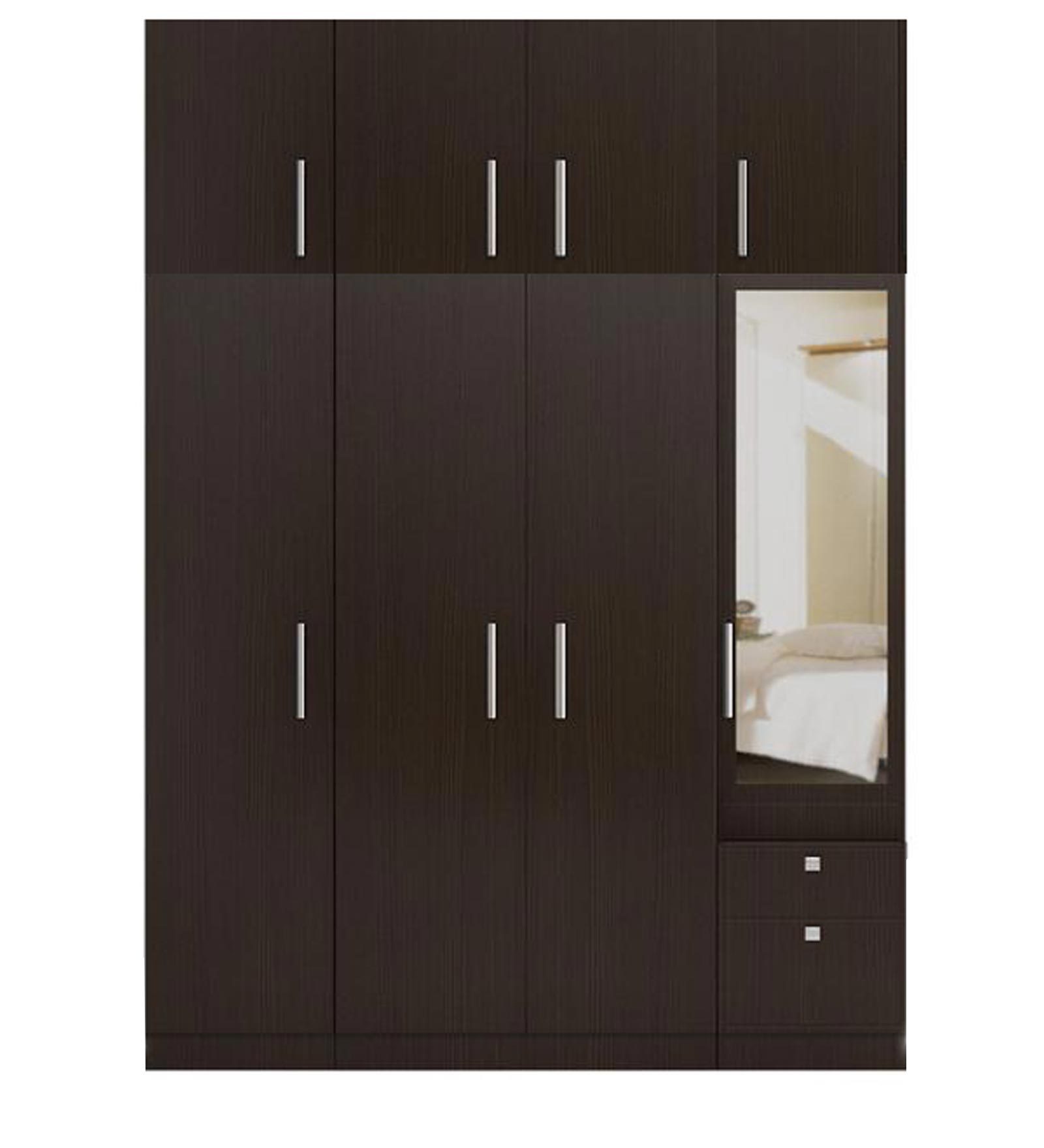 Buy Customized Wardrobe in PRELAM MDF by Primorati Online Hinged