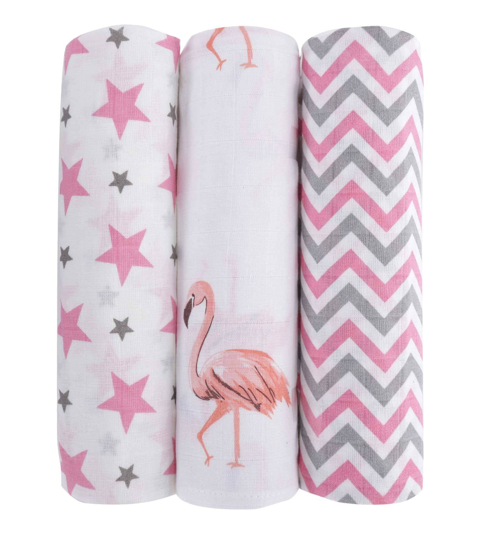 Buy Cute Baby Swaddle Wrap in Pink (Set of 3) at 62 OFF by Haus