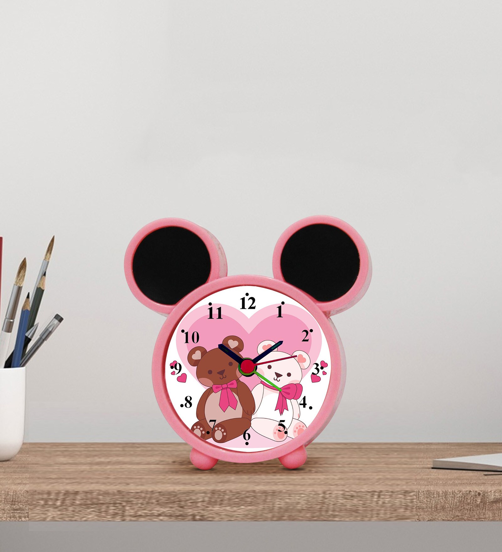 Cute Bears Alarm Table Clock