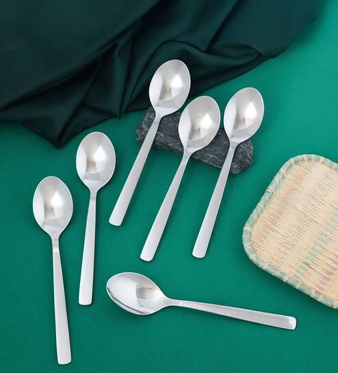 Set of 6-Essen Stainless Steel Dinner Spoon