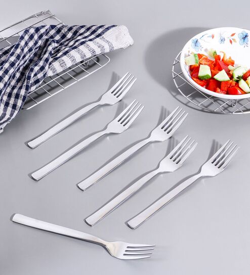 Set of 6-Essen Stainless Steel Dinner Fork