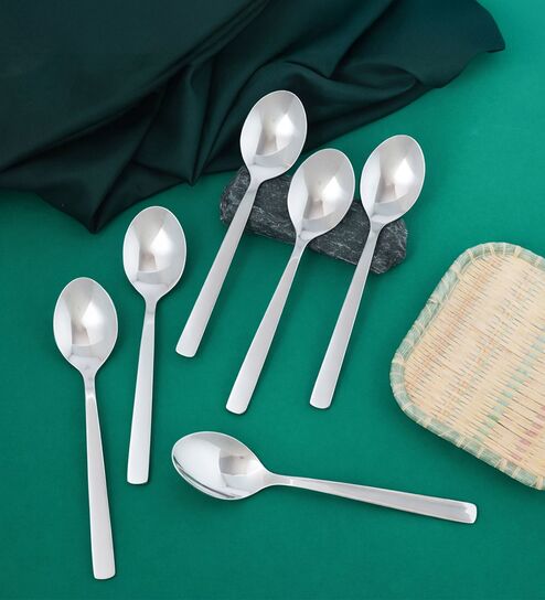 Set of 6 - Essen Stainless Steel Coffee Spoon