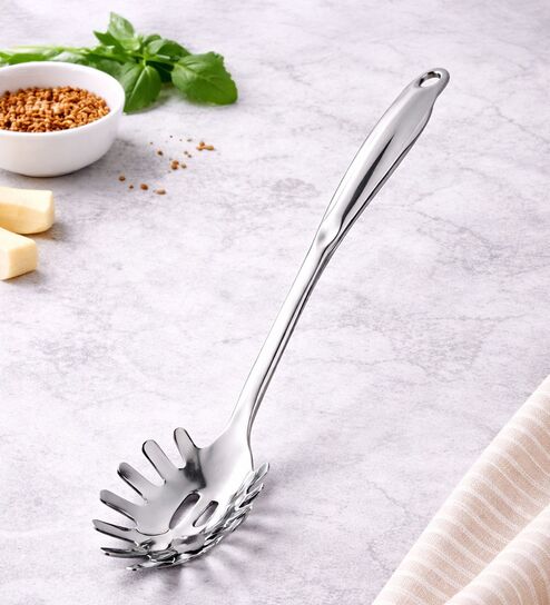 Harmony 18/8 Stainless Steel Hollow Handle Pasta Server