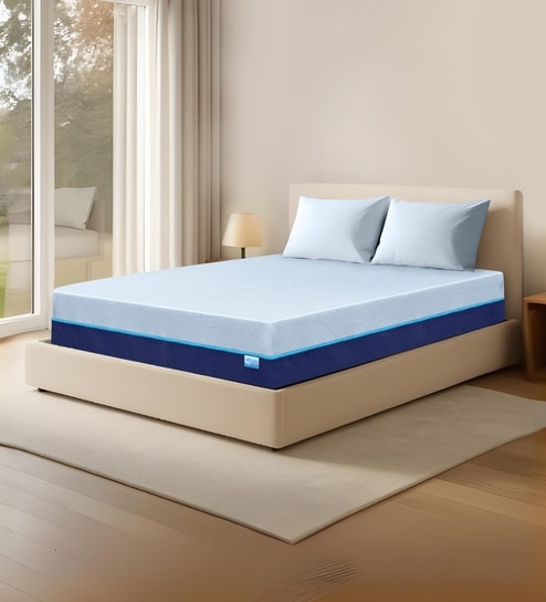 Cumulus Cool Gel Orthopedic Memory Foam 6 Inch Single Size Mattress With Removable Zipper Cover