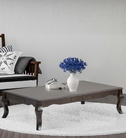 Buy Coffee Table With Colonial Design In Wenge Finish By Marco