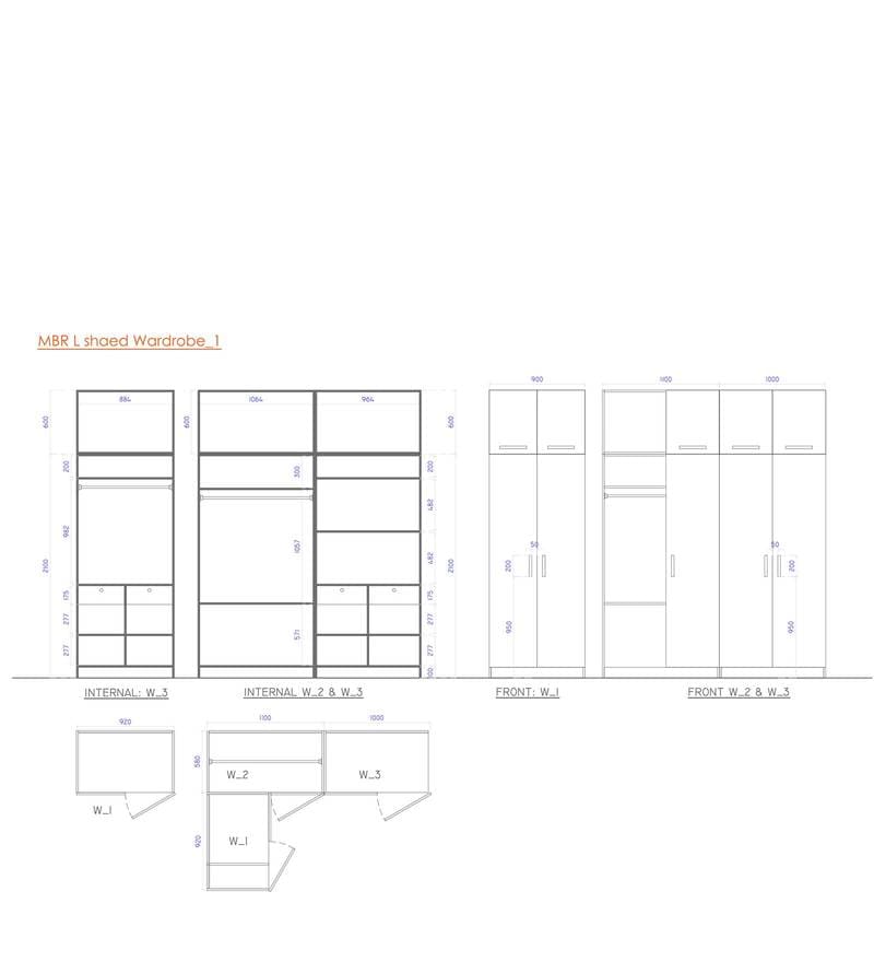 Buy Customized L Shaped Wardrobe In Master Bedroom With Loft In