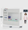 Cubby Bunk Bed in White Colour with Drawer Storage