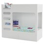 Cubby Bunk Bed in White Colour with Drawer Storage