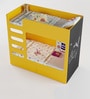 Cubby Bunk Bed in Yellow Colour with Drawer Storage