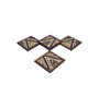 CUBE Cream  Cotton 4 Pcs Coasters