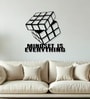 Cube Design With Mindset Text Metal Art Wall Decor