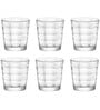 Set of 6 Cube Water Tumbler 240ML