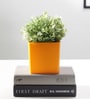 Cube Yellow Acrylic Table Vase