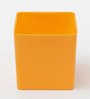 Cube Yellow Acrylic Table Vase