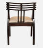 Cubico Teak Wood Bedroom Chair In Brown Finish (Set of 2)