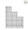 Cubix Bookshelf in Frosty White Finish