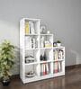 Cubix Bookshelf in Frosty White Finish
