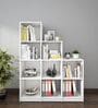 Cubix Bookshelf in Frosty White Finish