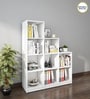 Cubix Bookshelf in Frosty White Finish