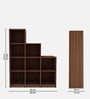Cubix Bookshelf in Walnut Finish