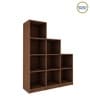 Cubix Bookshelf in Walnut Finish