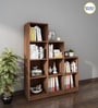 Cubix Bookshelf in Walnut Finish