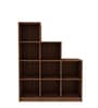 Cubix Bookshelf in Walnut Finish