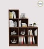 Cubix Bookshelf in Walnut Finish