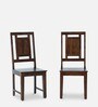 Cologne Sheesham Wood Dining Chair In Provincial Teak Finish