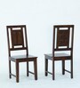 Cologne Sheesham Wood Dining Chair In Provincial Teak Finish