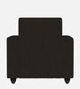 Cuddlr Fabric 1 Seater Sofa In Coffee Colour
