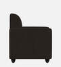 Cuddlr Fabric 1 Seater Sofa In Coffee Colour