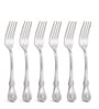 Set of 6-Fest 18/8 Stainless Steel Table Fork