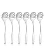 Set of 6-Dora 18/8 Stainless Steel Sugar Spoon Mirror Finish