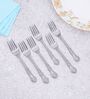 Set of 6-Fest 18/8 Stainless Steel Table Fork