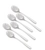 Set of 6-Dora 18/8 Stainless Steel Sugar Spoon Mirror Finish