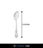 Set of 6-Fest 18/8 Stainless Steel Dessert Spoon