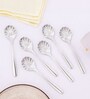 Set of 6-Dora 18/8 Stainless Steel Sugar Spoon Mirror Finish