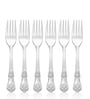 Set of 6-Fest 18/8 Stainless Steel Dessert Fork