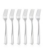 Set of 6-Dora 18/8 Stainless Steel All Purpose Fork Mirror Finish