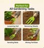 Green Cultivator Artisan Hand Fork With Natural Wood