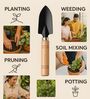 Black Wooden Essential Planting Tool Set Of 3