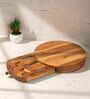 Curata Serving Board Handcrafted Acacia Wood Platter