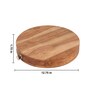Curata Serving Board Handcrafted Acacia Wood Platter