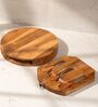 Curata Serving Board Handcrafted Acacia Wood Platter