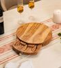 Curata Serving Board Handcrafted Acacia Wood Platter