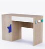 Curious Koala Kids Study Table in Oak & Blue Colour