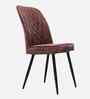 Currency Leatherette Dining Chair In Tan Colour (Set Of 2)