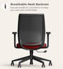 Curv Mesh Ergonomic Chair in Milan Red Finish