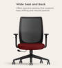 Curv Mesh Ergonomic Chair in Milan Red Finish